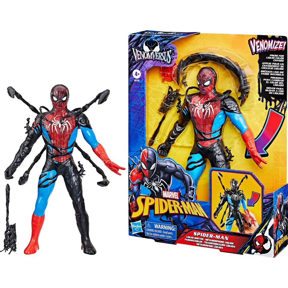 MARVEL Spiderman Venomversus Liquid Shifter Figure MARVEL Spiderman Venomversus Liquid Shifter Figure