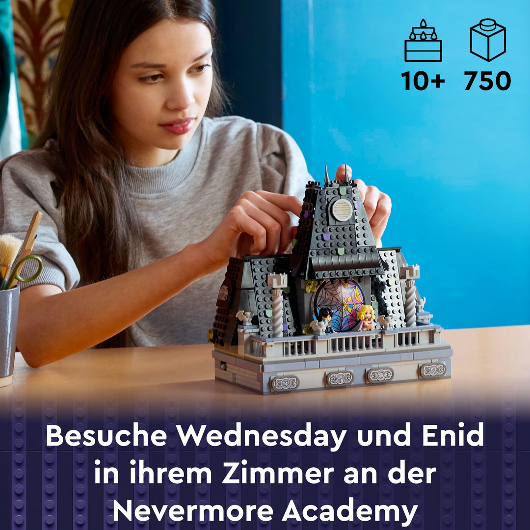 LEGO® Wednesday™ 76781 Wednesdays und Enids Zimmer im Studentenwohnheim