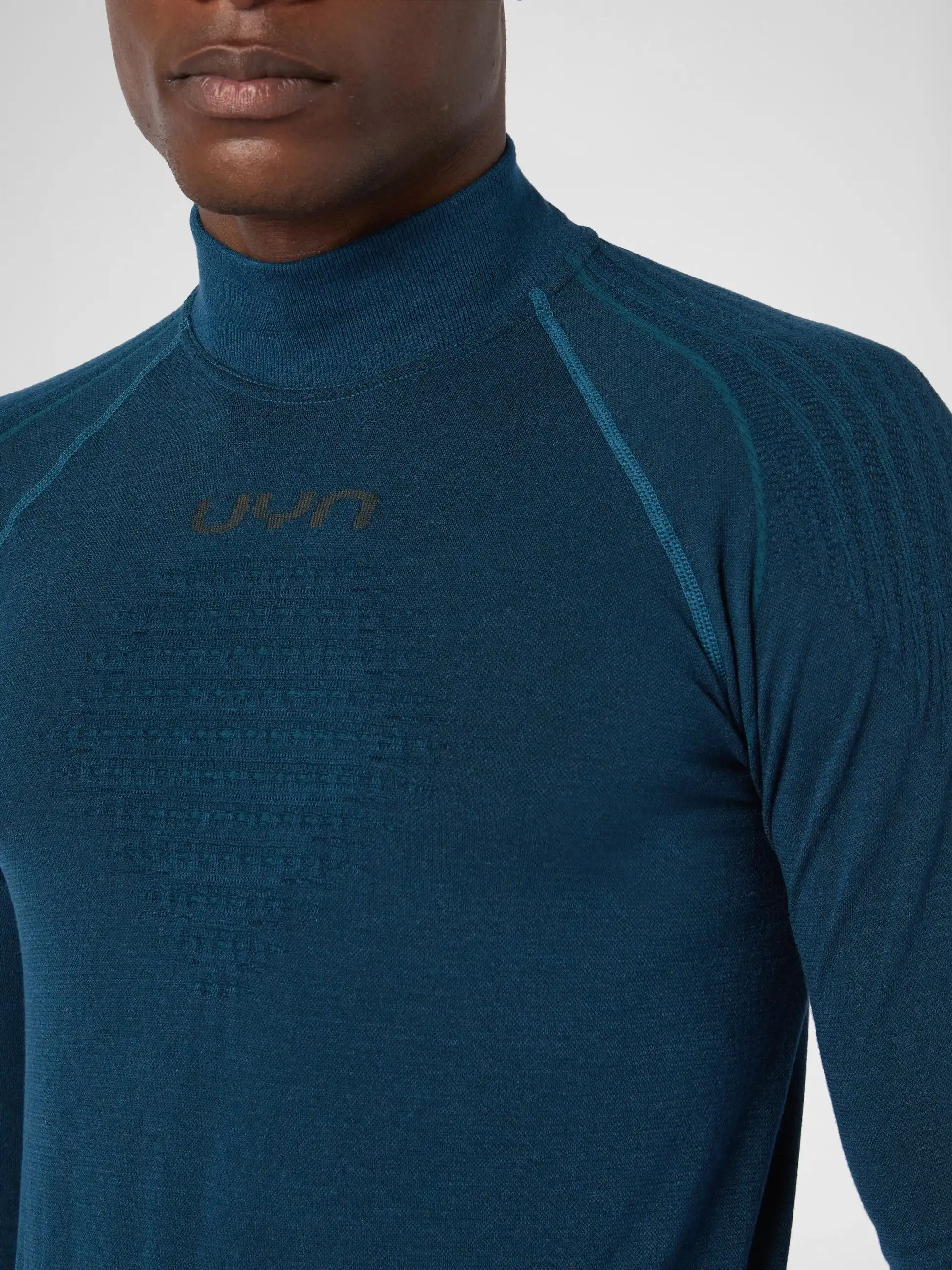 UYN Herren Evolutyon Biotech UW Shirt LG_SL Turtle Neck U100499K662 - Blau Poseidon GR. L/XL