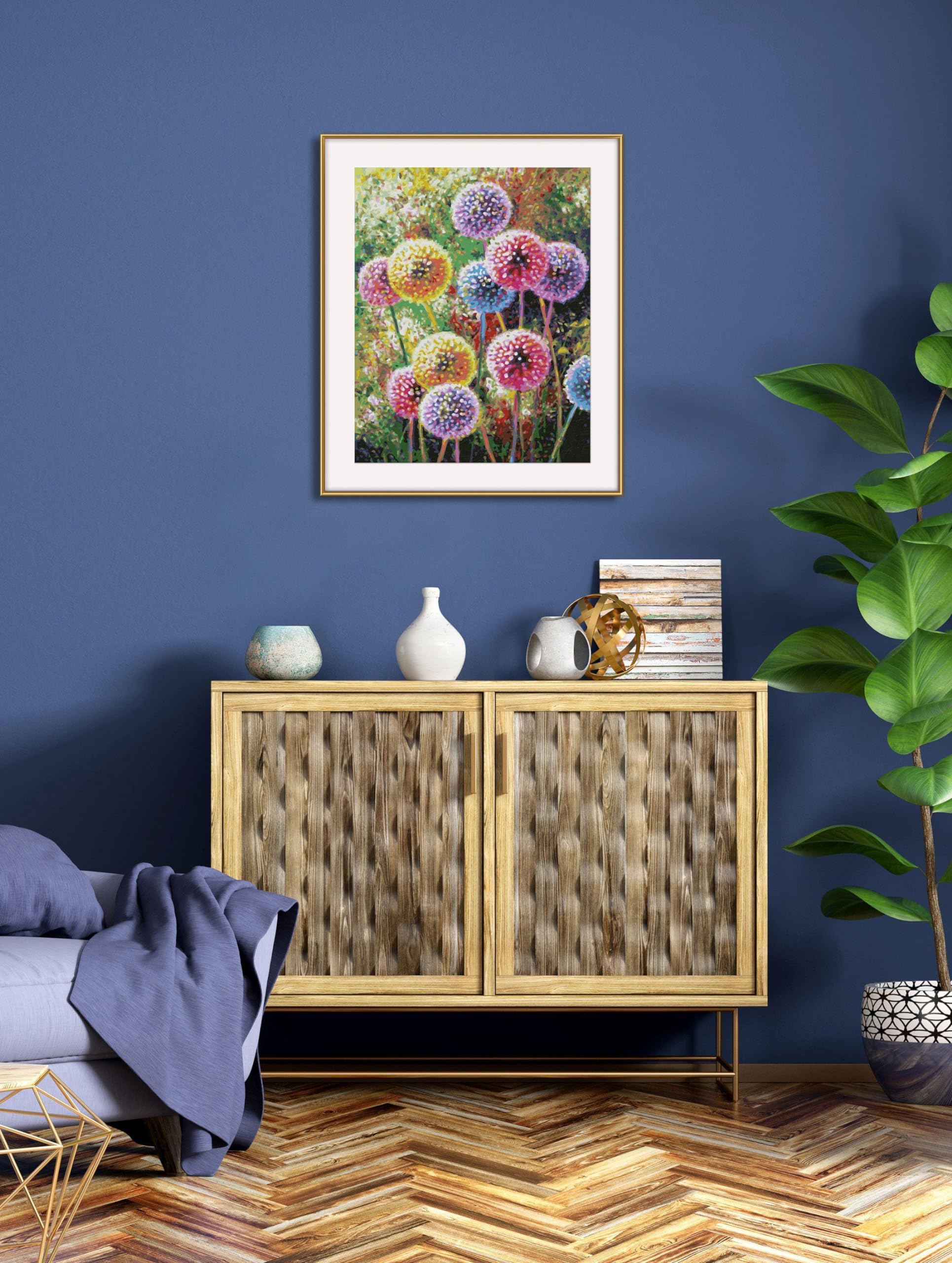 Schipper Mnz - Blütenfeuerwerk - Farbenfrohes Malset Für Kreative Momente 609130872 Innenarchitektur, Anrichte, Gemälde, Pflanze, Pflanze im Topf