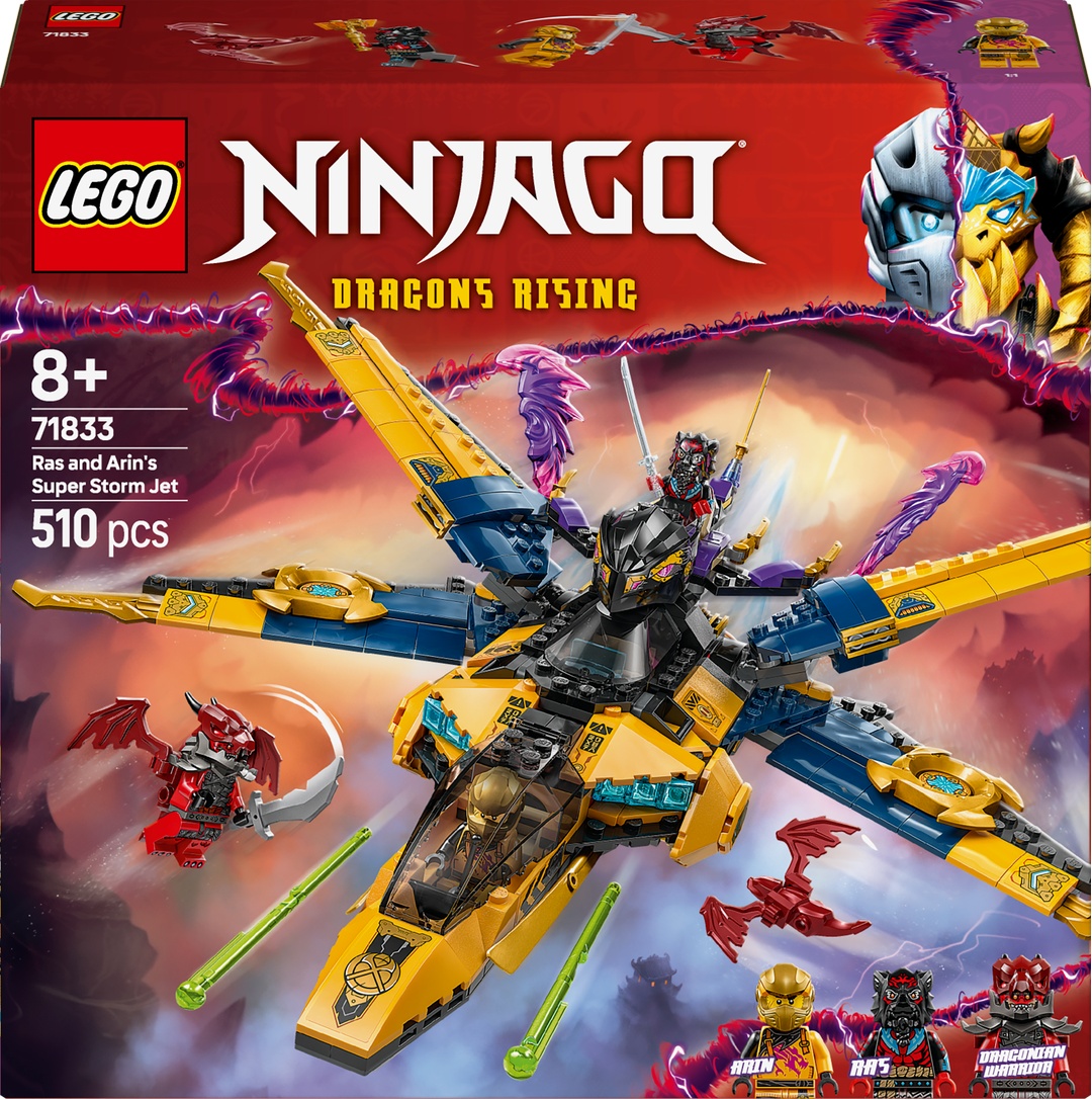LEGO® NINJAGO® Ras und Arins Super-Sturmflieger 71833 