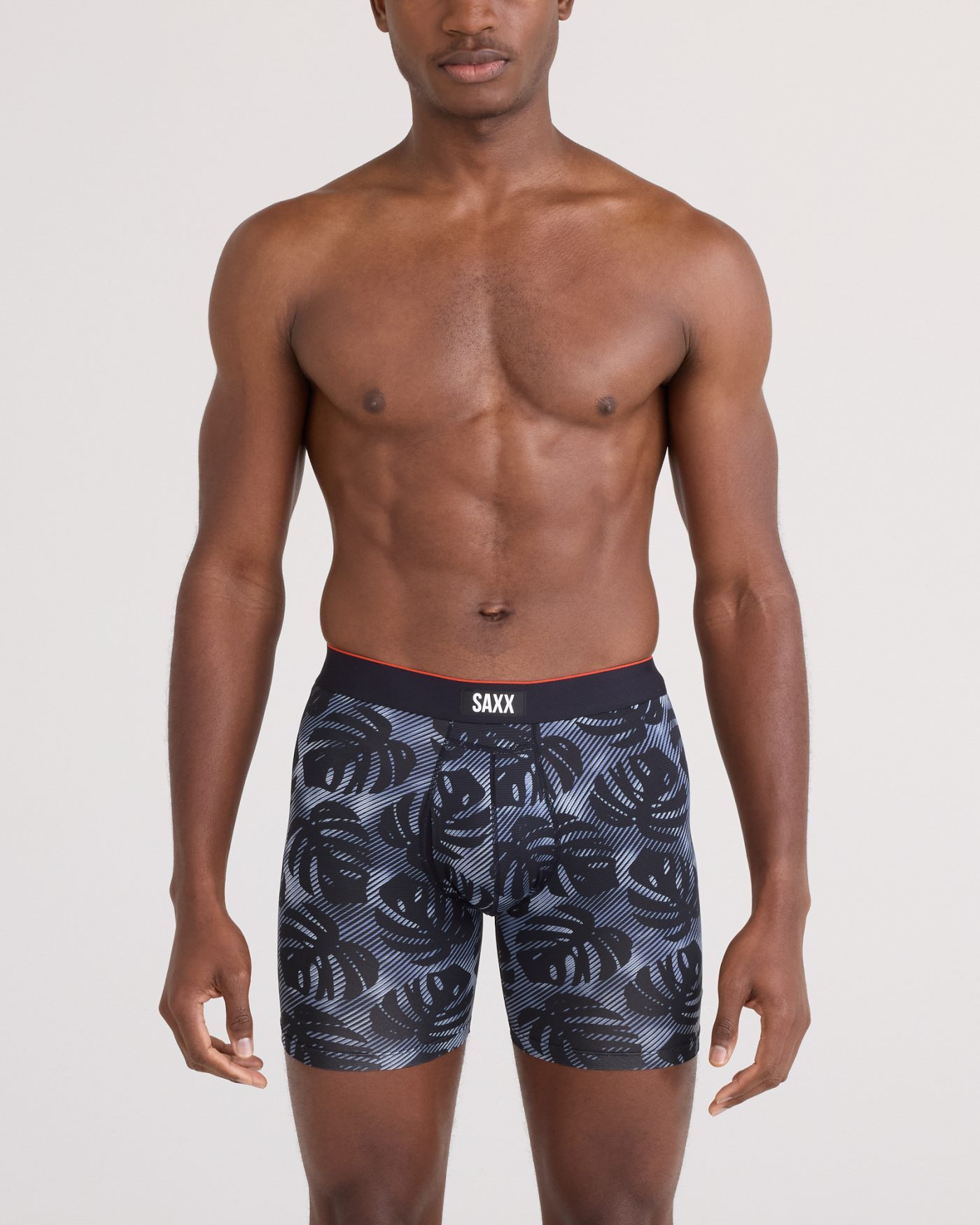 SAXX Boxershort Multi-Sport Mesh - Schwarz / Tropenprint - Bild 2