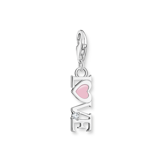 Thomas Sabo Anhänger Charm-Club 925 Sterling Silber Kaltemail Zirkonia Pink Charmista Charms 2011-041-9 Thomas, Sabo, Anhänger, Charm-Club, 925, Sterling, Silber, Kaltemail, Zirkonia, Pink, Charmista, Charms, 2011-041-9, Emblem, Symbol, Besteck, Rauchrohr