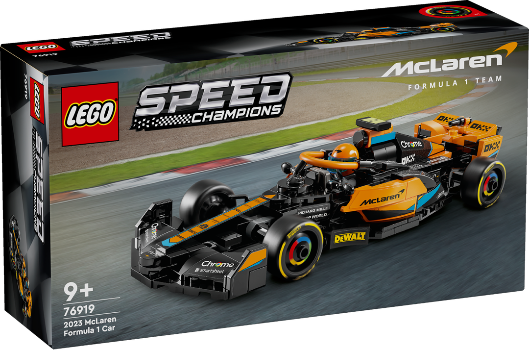 LEGO, 76919, Speed, Champions, McLaren, Formel-1, Rennwagen, 2023, Auto, Formel Eins, Rennwagen, Fahrzeug, Rad