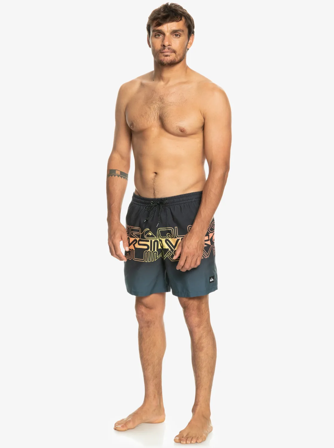 Quiksilver Everyday Wordblock 17" - Schwimmshorts für Männer Schwarz GR. M
