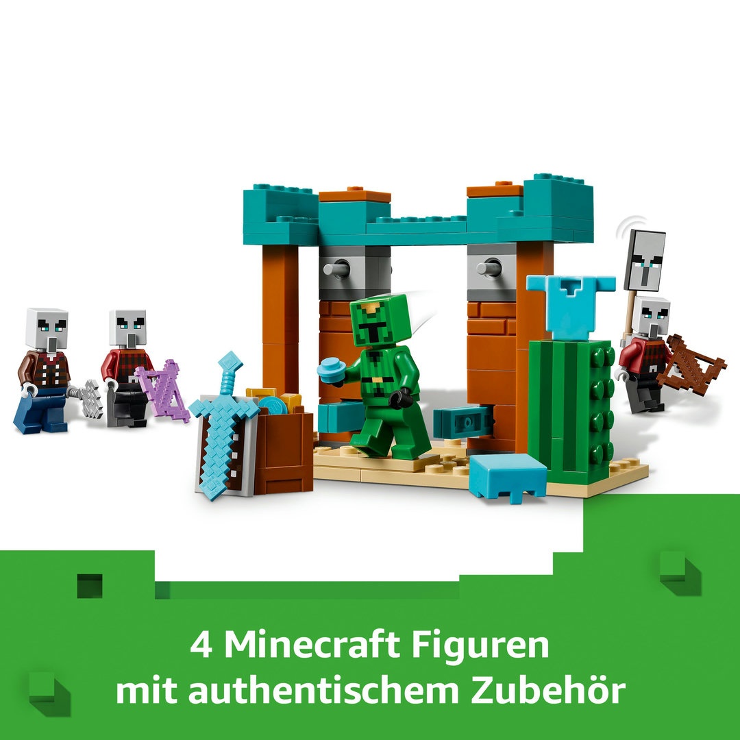LEGO® Minecraft™  21267 Die Illager-Wüstenpatrouille
