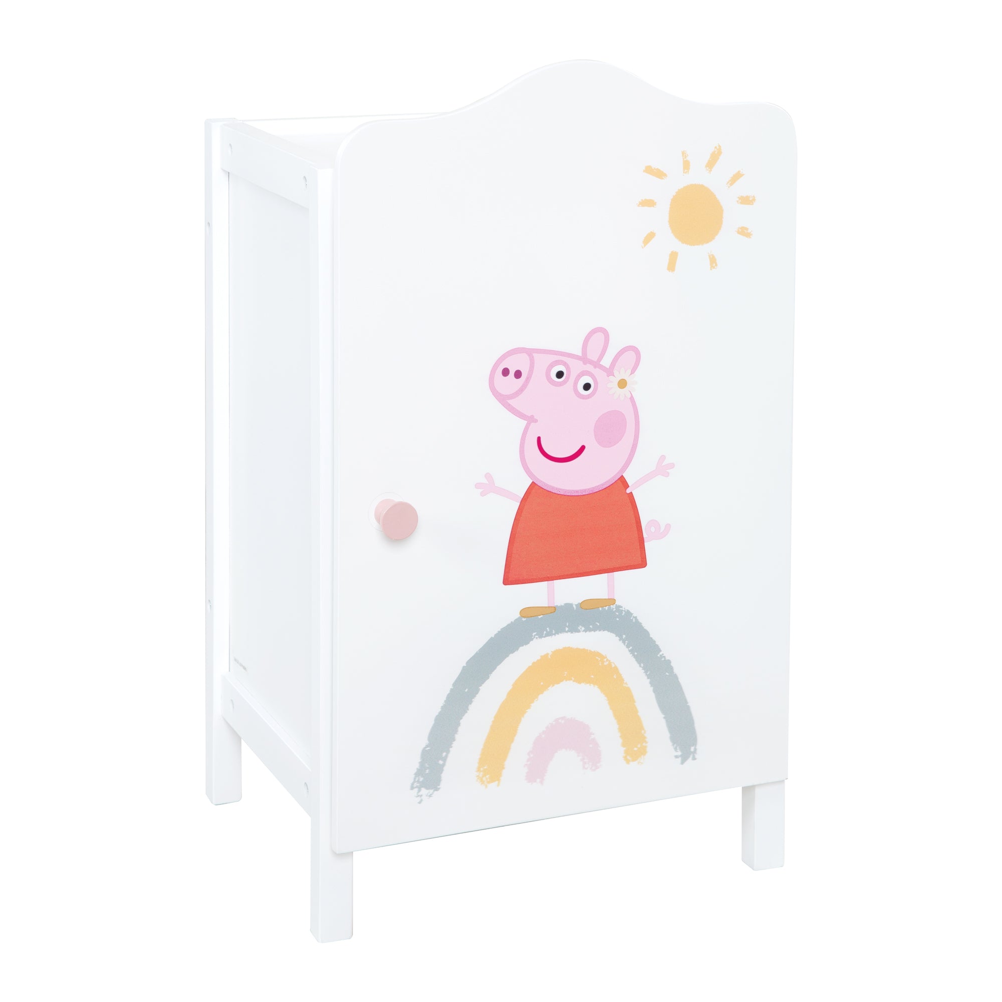 Roba 490030PP1 Puppenkleiderschrank Peppa Pig weiß – Puppenmöbel & Häuser - weiß - Puppenmöbel & Häuser - Produktbild 1