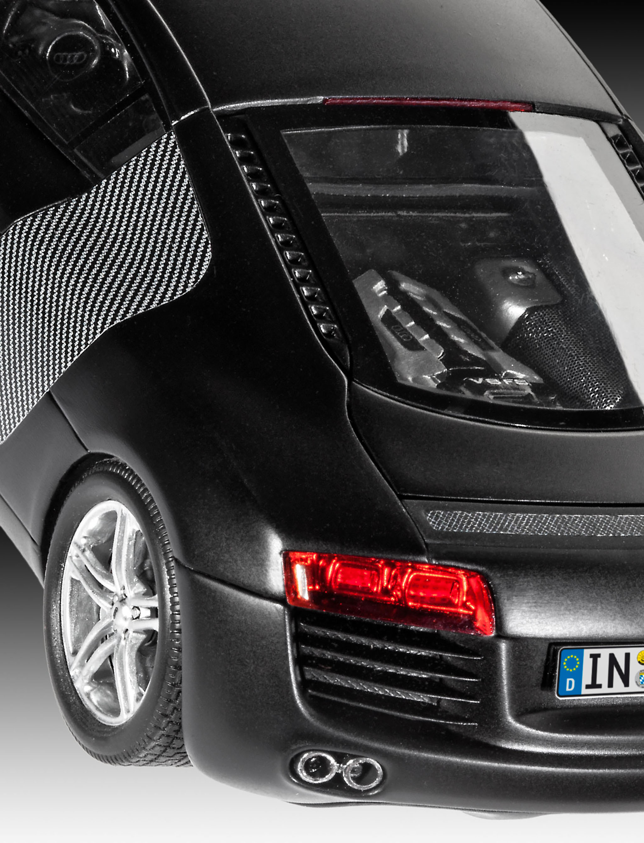 Revell 07057 Audi R8 Modellbausatz Sprach, Leichtmetallfelge, Auto, Reifen, Rad