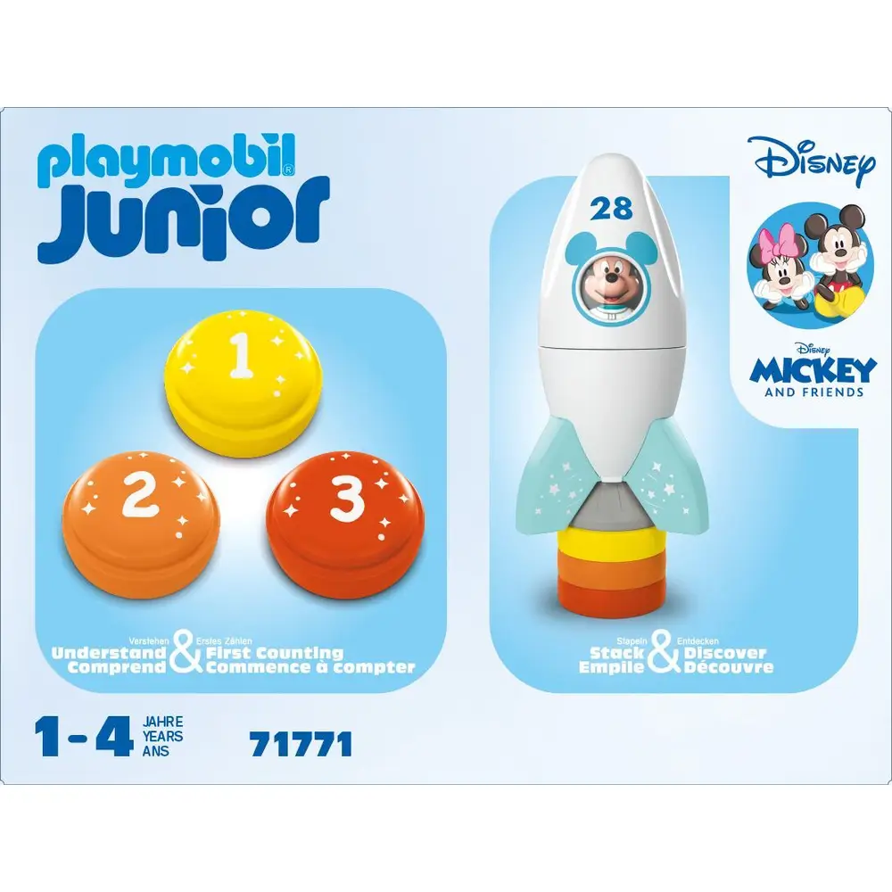 PLAYMOBIL 71771 JUNIOR & Disney: Micky Maus' Raketen- & Weltraum-Abenteuer PLAYMOBIL 71771 JUNIOR & Disney: Micky Maus' Raketen- & Weltraum-Abenteuer