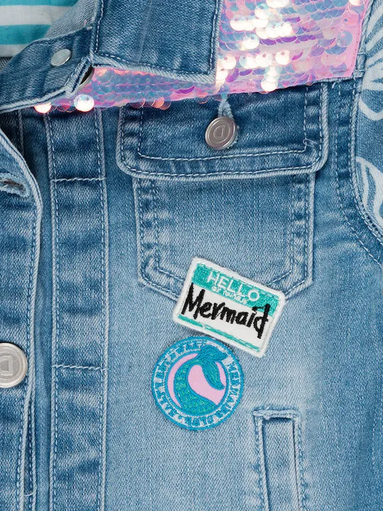 Desigual Mädchen Mantel „Chaq Cerezas“ - Mehrfarbig 20SGED04