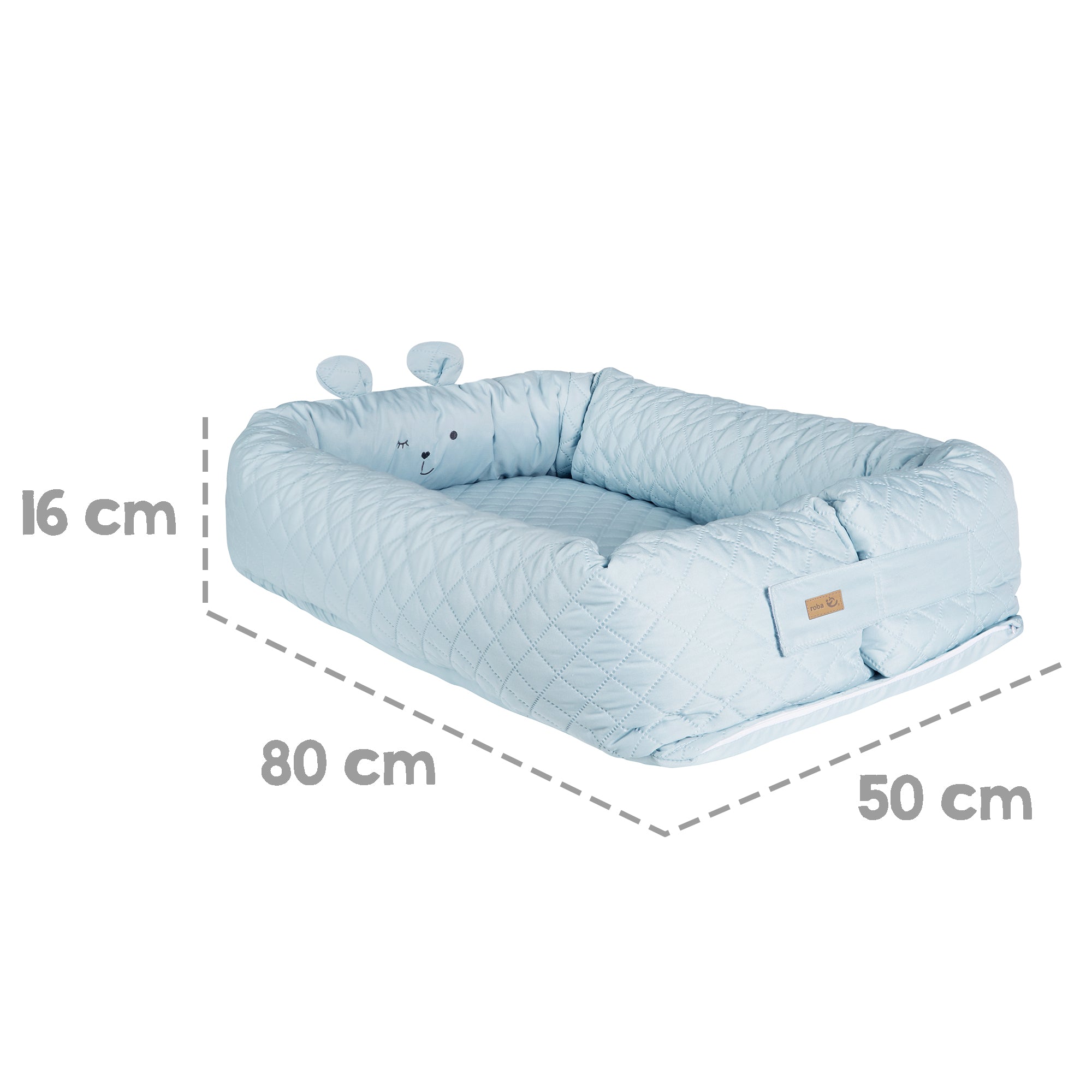 Roba 307100V231 Babylounge roba Style türkis – Babynester - Produktbild 4