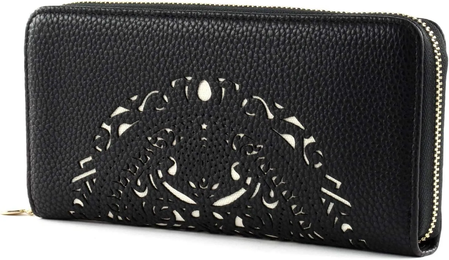 Desigual Damen Geldbörse „Tribal Zip Around“ - Schwarz 20SAYP17