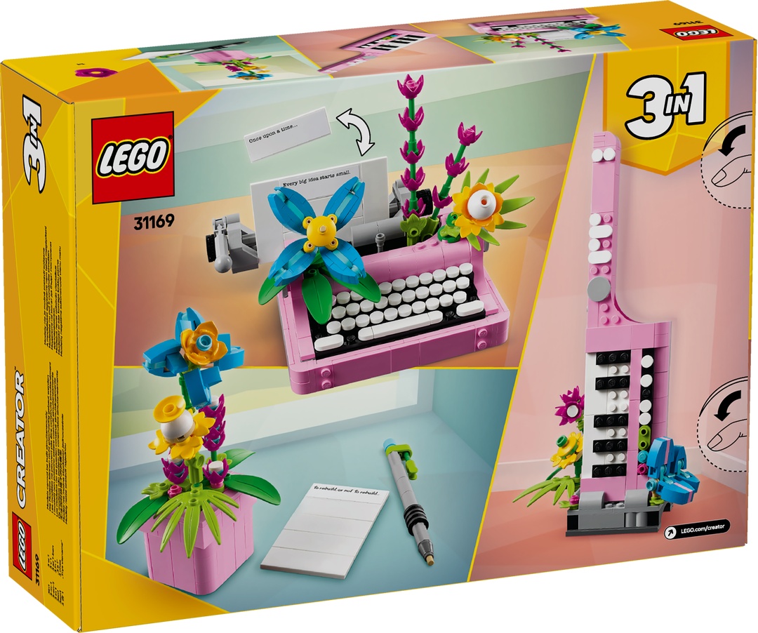 LEGO® Creator 31169 Schreibmaschine mit Blumen
