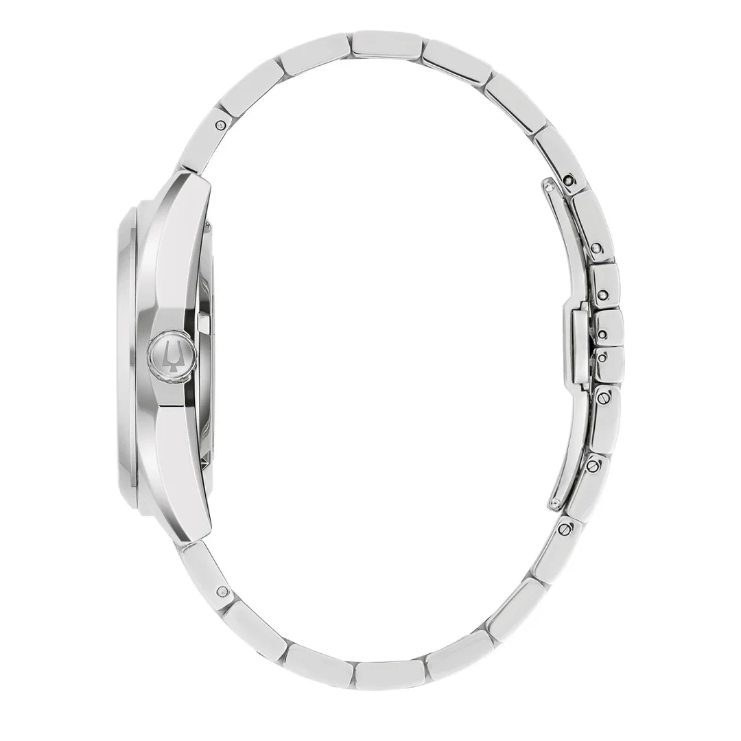 BULOVA 96B429 Uhr Herren Surveyor Auto Silber Grün