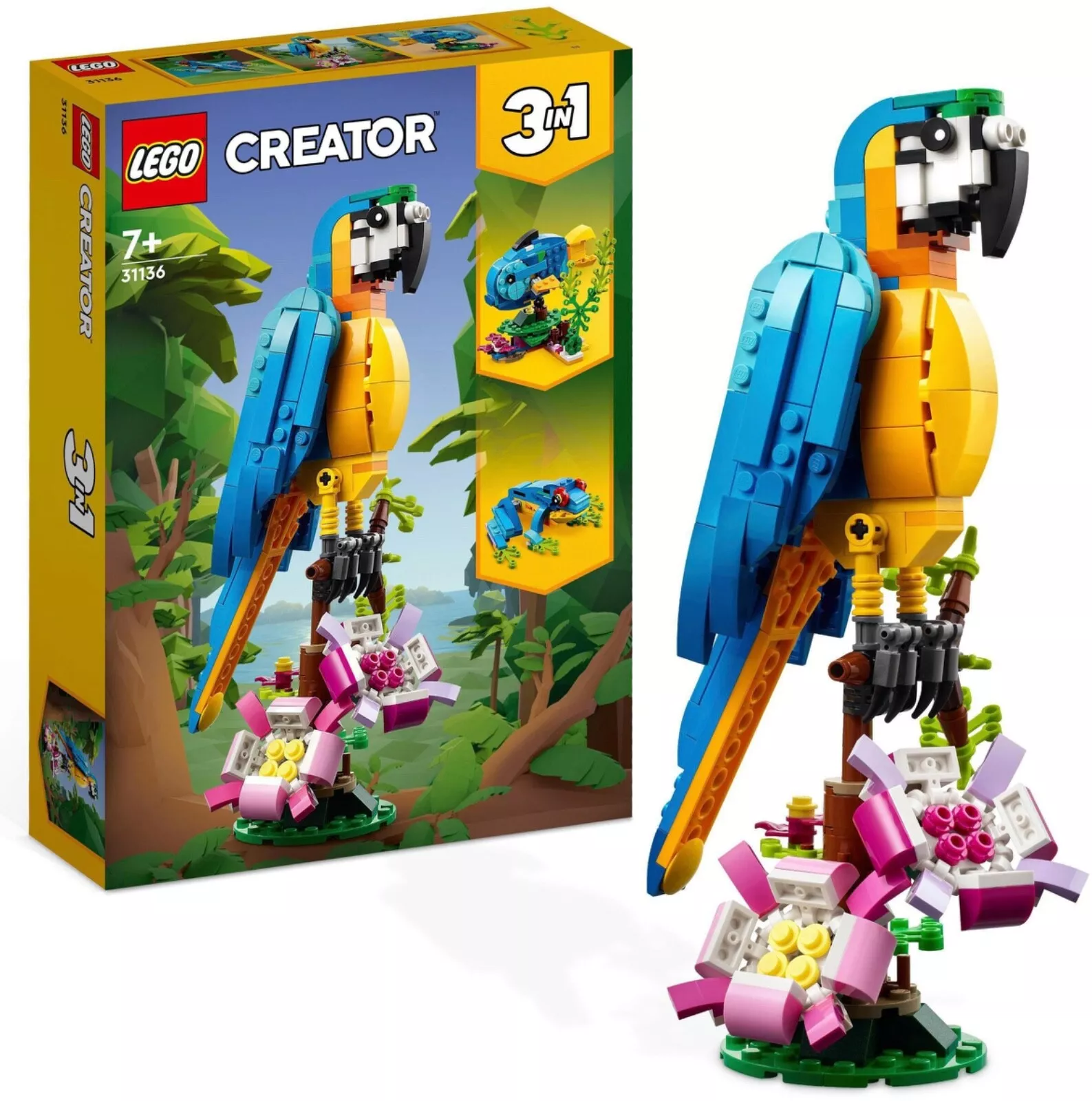 LEGO Creator Exotischer Papagei 31136