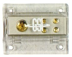 GSI, TPDB, Verteilerblock, 1, auf, 4, Block, vergoldet, Kassette, Postfach