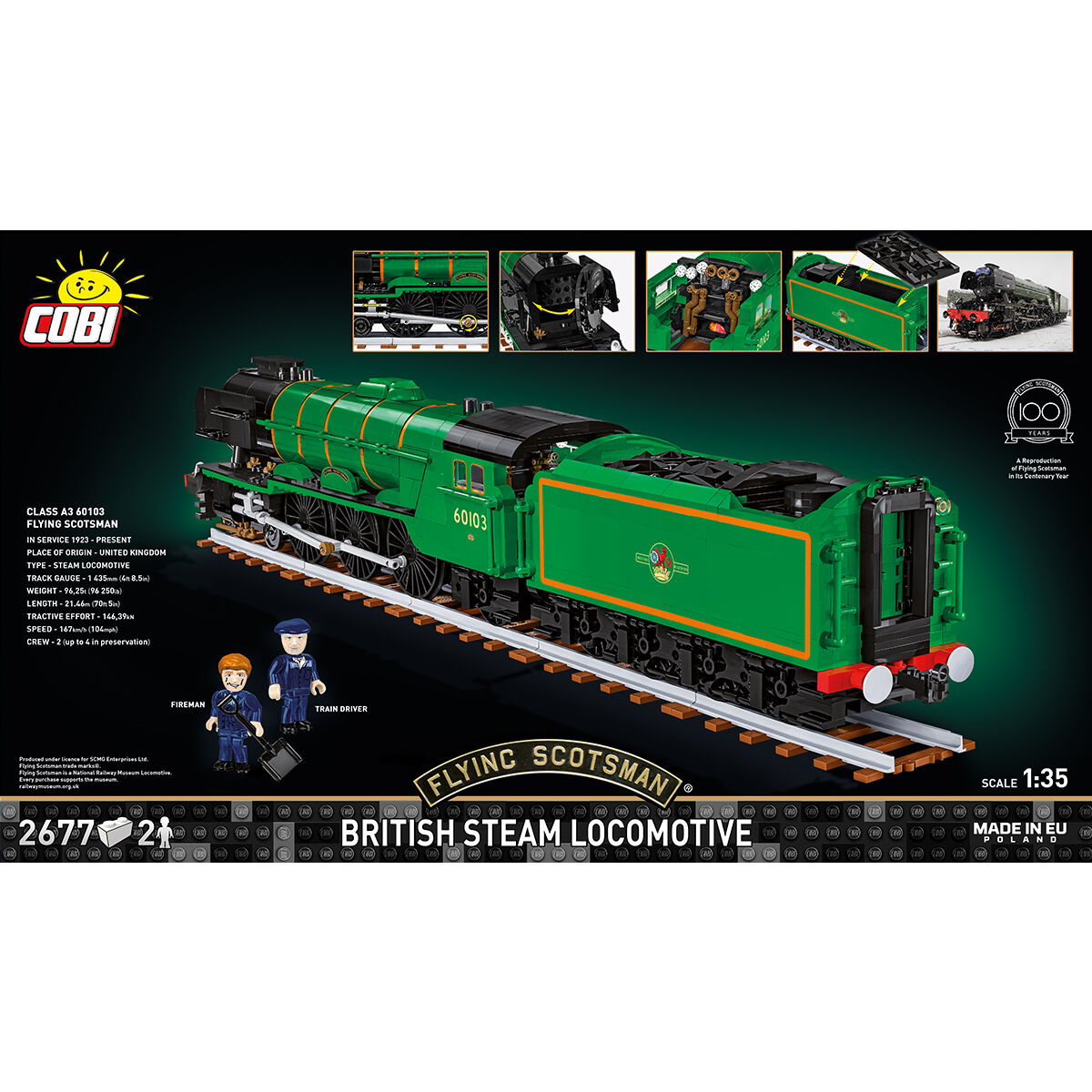 COBI 6292 - FLYING Scotsman® - Maßstab 1:35 - Bild 4
