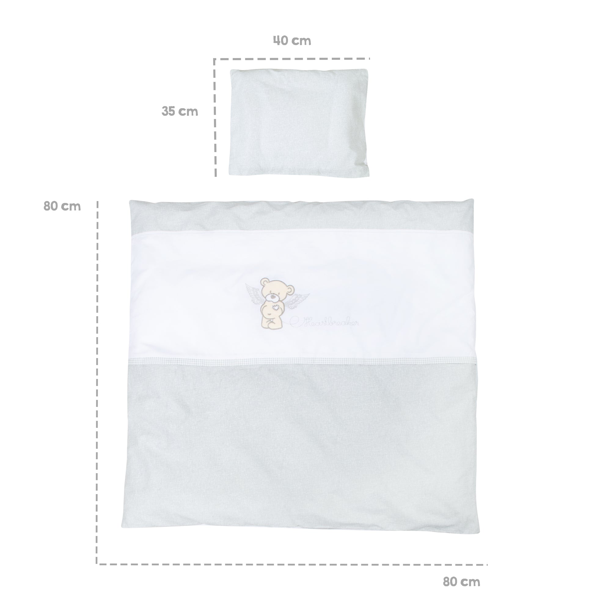 Roba 8950WP111 Komplettwiegenset Heartbreakerbär weiß - Produktbild 7