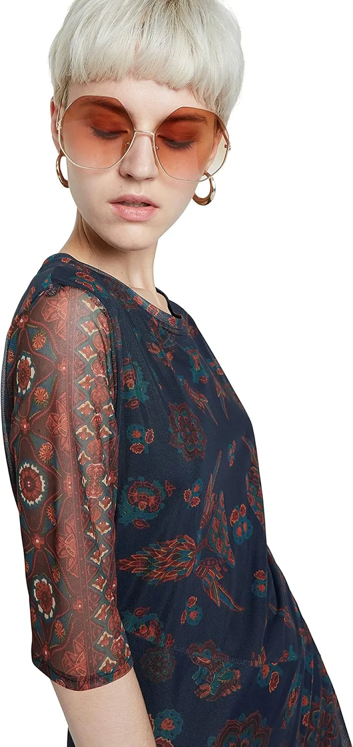 Desigual Damen Kleid „La“ - Dunkelblau 20WWVK635000 GR. XL