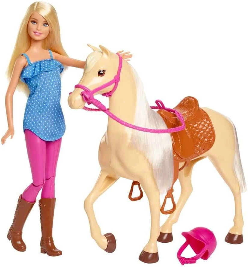 Barbie® Pferd und Puppe FXH13