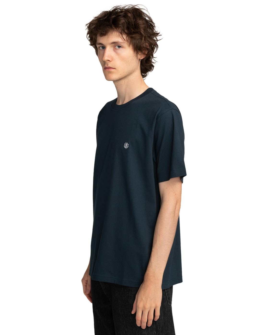 Element Icon Embroidery – T-Shirt für Männer, Dunkelblau GR. M