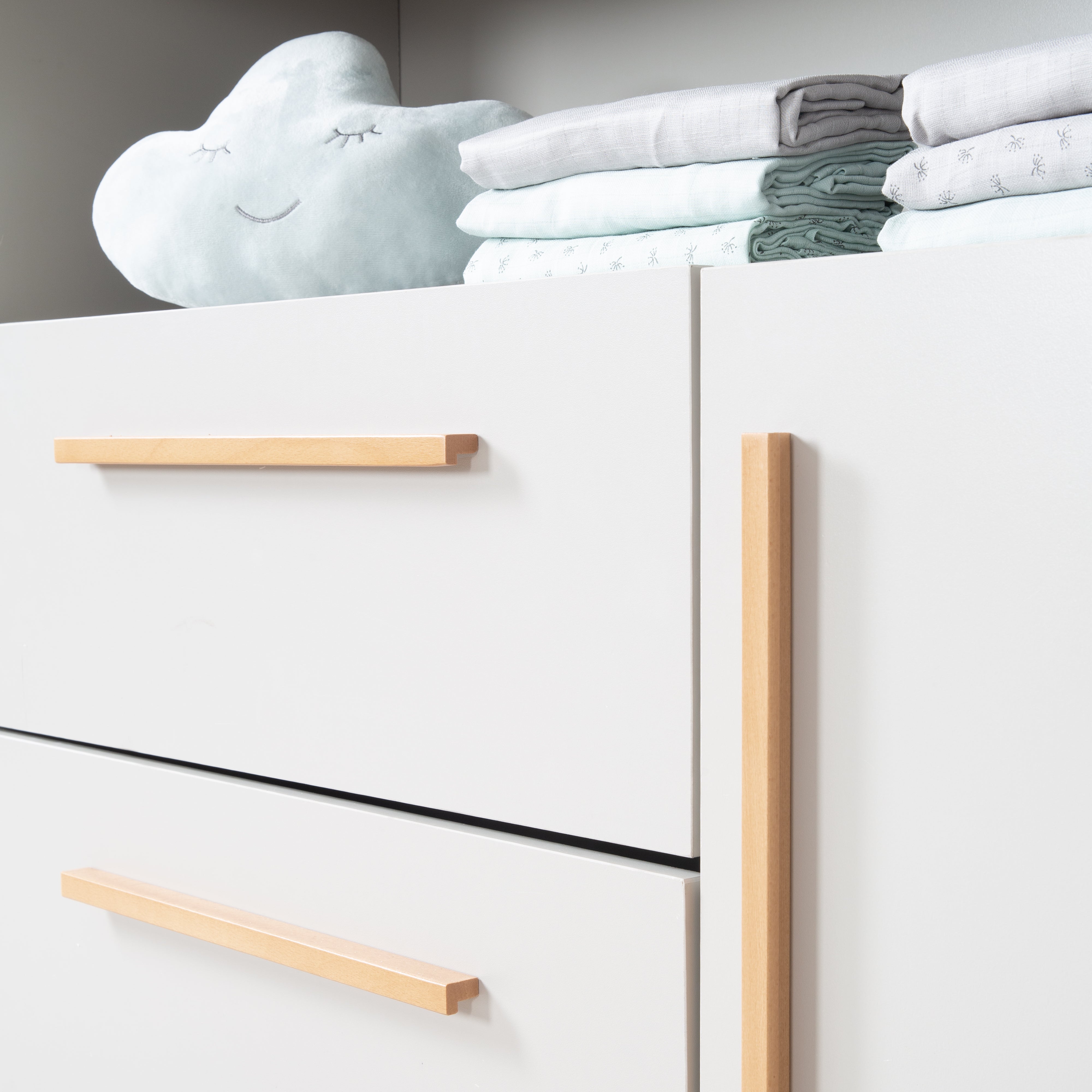 Roba 1731856 Wickelkommode breit Lea lichtgrau - Produktbild 5