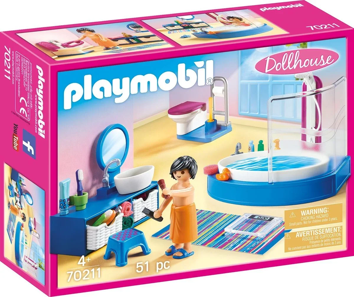 PLAYMOBIL 70211 Badezimmer PLAYMOBIL, 70211, Badezimmer