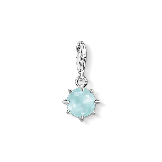 Thomas Sabo Anhänger Charm-Club Geburtsstein März 925 Sterling Silber Milky Aquamarine Zirkonia Hellblau 1791-694-31 Thomas, Sabo, Anhänger, Charm-Club, Geburtsstein, März, 925, Sterling, Silber, Milky, Aquamarine, Zirkonia, Hellblau, 1791-694-31, Zubehor, Ohrring, Schmuck
