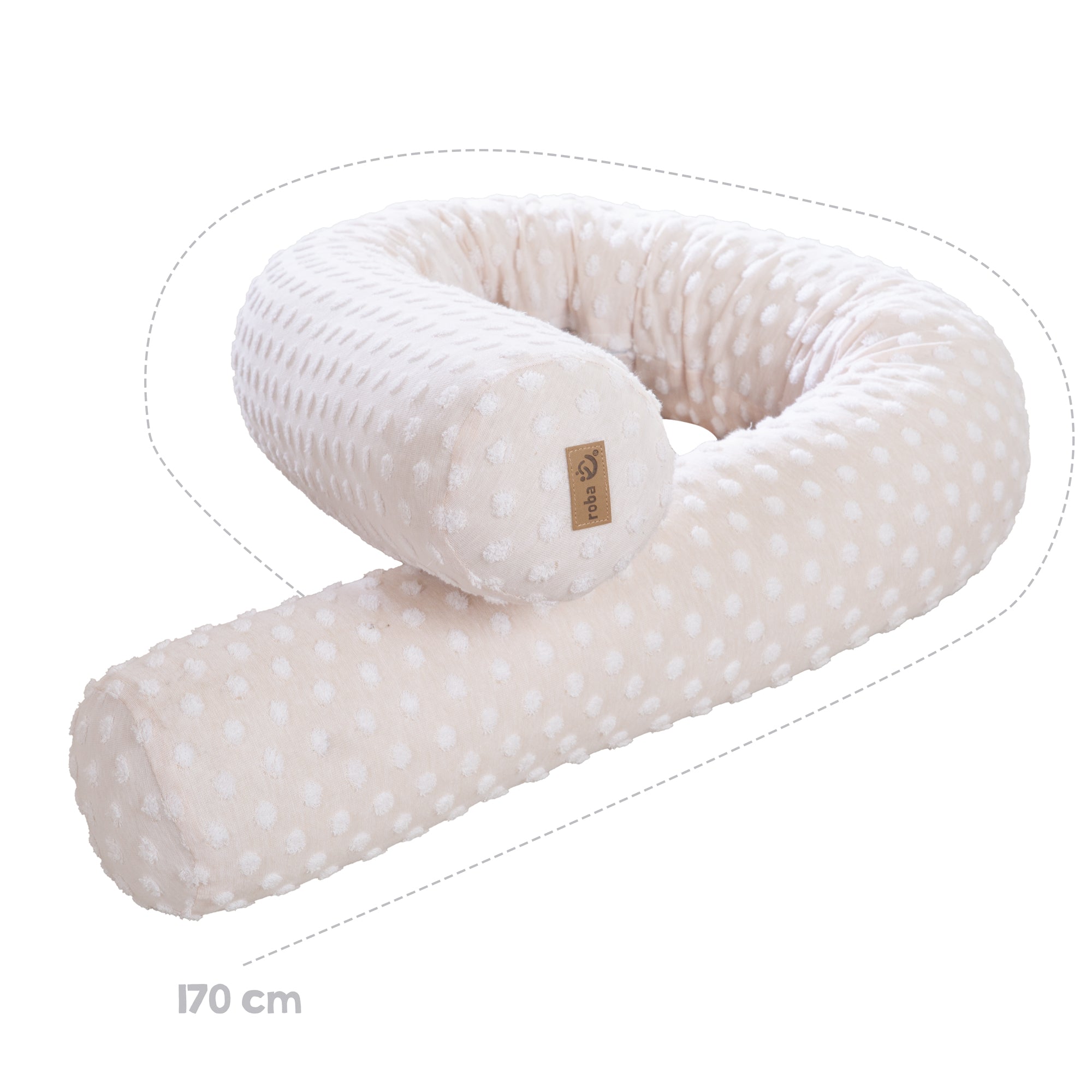 Roba 284100G284 Bettschlange frosty almond beige – Babynester - Produktbild 9