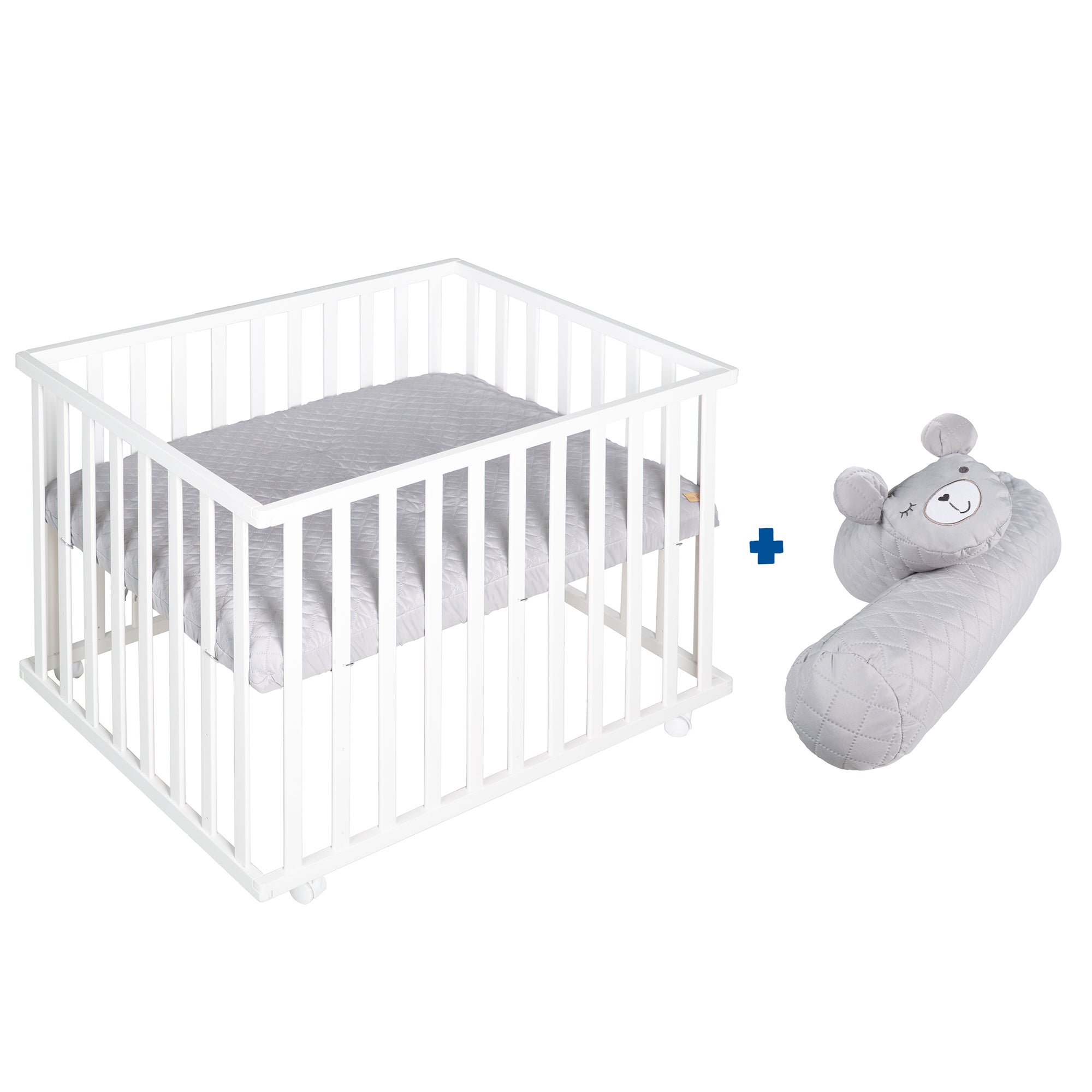 Roba 202100WEV230 Laufgitter 100x75 grau weiß - Produktbild 10