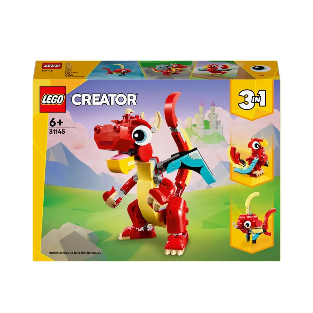 LEGO® Creator 3 in 1 Roter Drache 31145