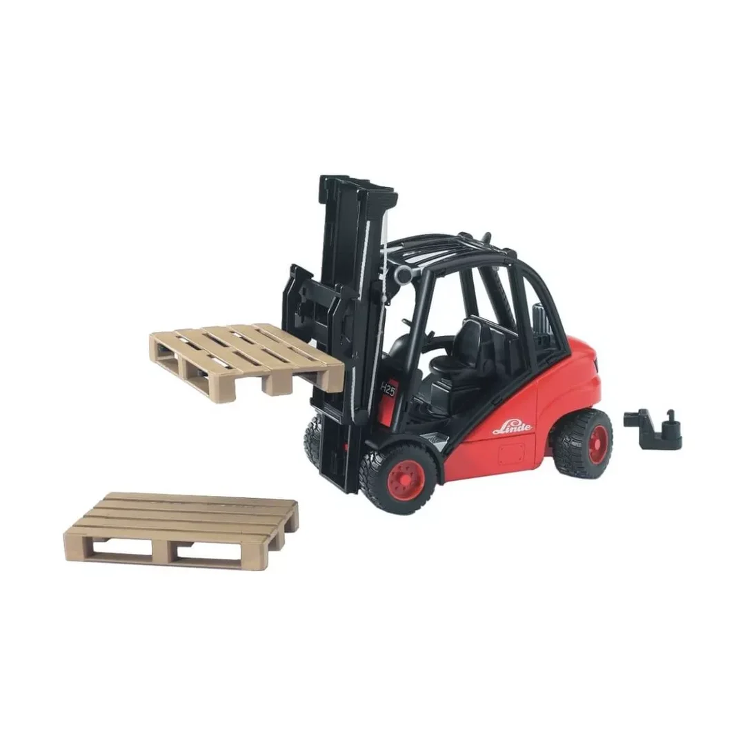 Bruder_02511_Linde_Gabelstapler_H30D_Mit_2_Paletten