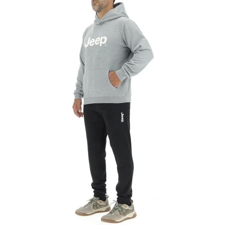 JEEP Herren Jogginghose O103215BK - Schwarz mit Seitentaschen und Jeep-Logo GR. XXL