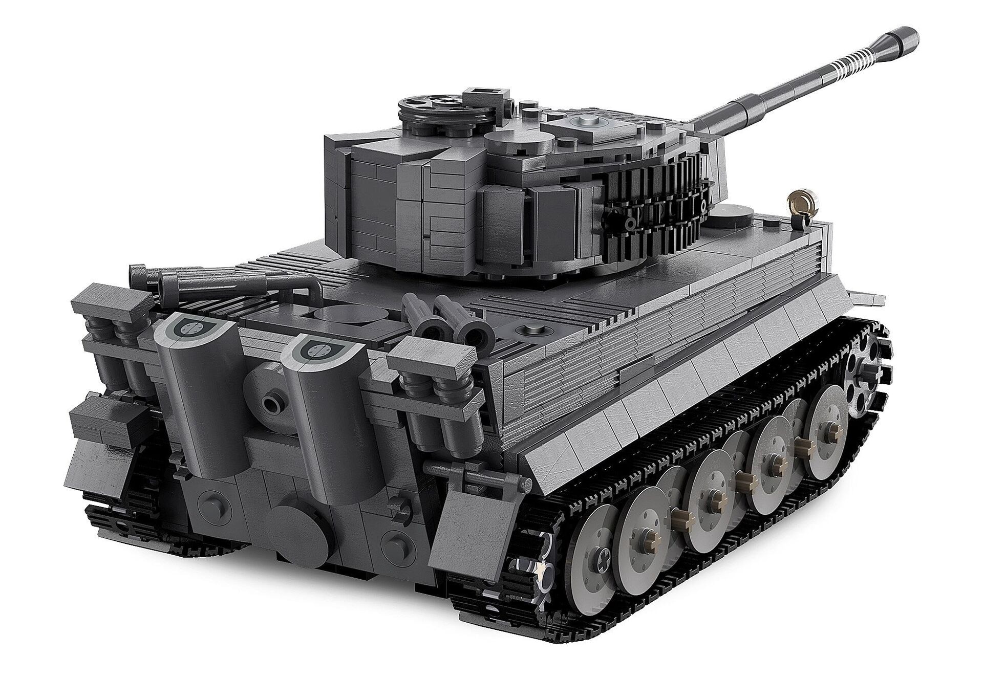 Produktfoto - Jamara e.K. - CaDA Panzer Tiger 1:35 grau 2,4GHz Bricks - Modell JAMARA 402894