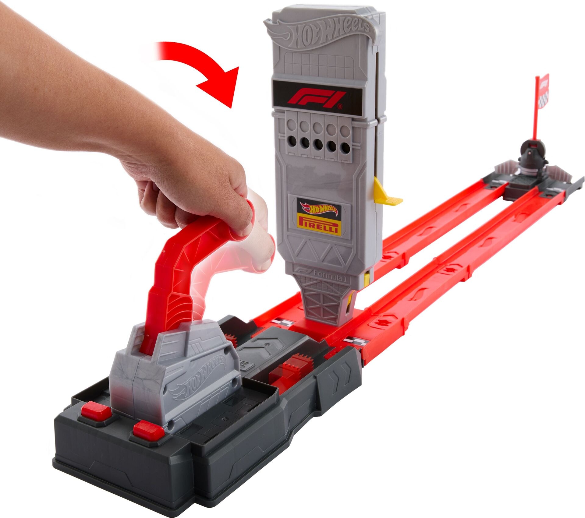 Produktfoto - Mattel - Hot Wheels Racing F1 Grid Start - Modell MATTEL JKM88 Produktbild fuer Online-Shop