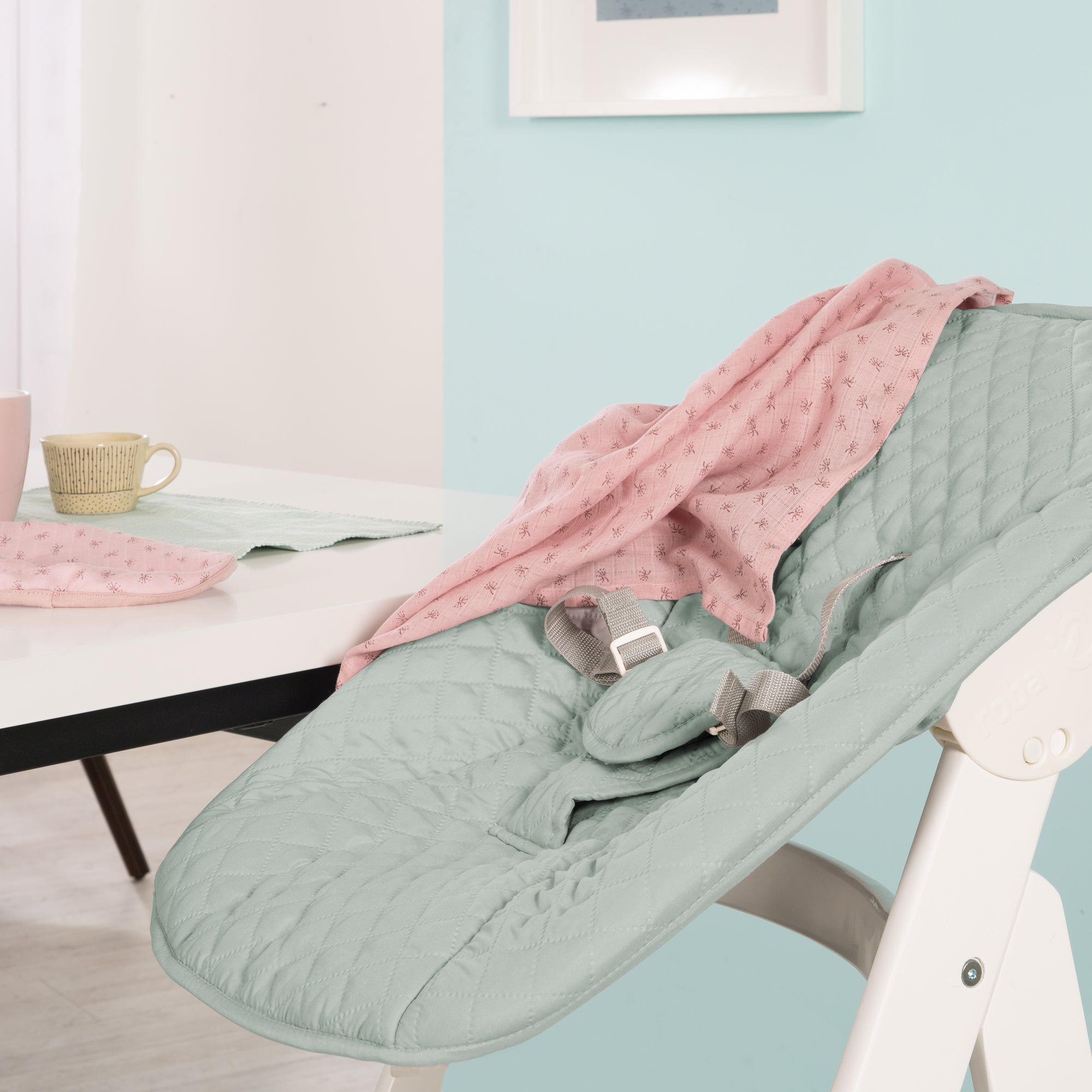 Roba 75063WEV241 Treppenhochstuhl, Set 2in1 Frosty green weiß - Produktbild 14