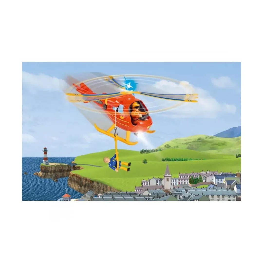 Fireman Sam Hubschrauber Wallaby Mit Figur Fireman Sam Hubschrauber Wallaby Mit Figur