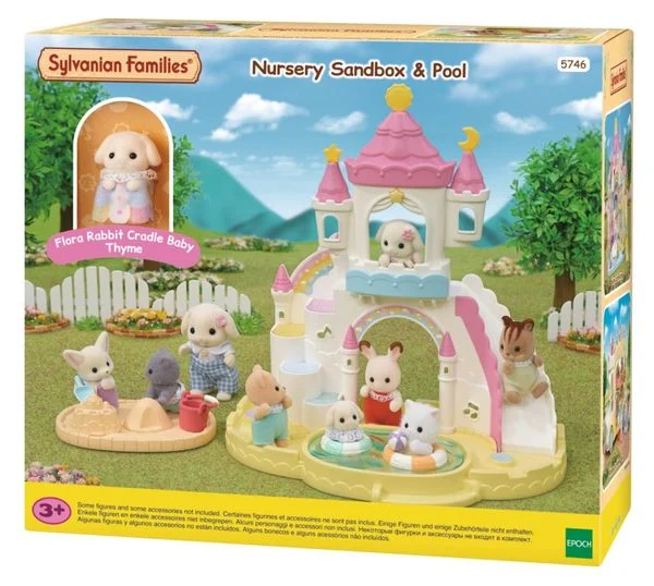 Sylvanian Families 5746 Erlebniskindergarten Sandkasten und Pool Sylvanian Families 5746 Erlebniskindergarten Sandkasten und Pool