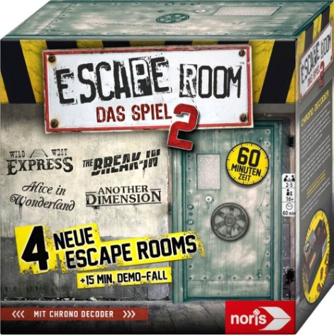 Noris, Spiele, Escape, Room, Das, Spiel, 2, Nummernschild, Fahrzeug, Kiste, Werbung, Kiste