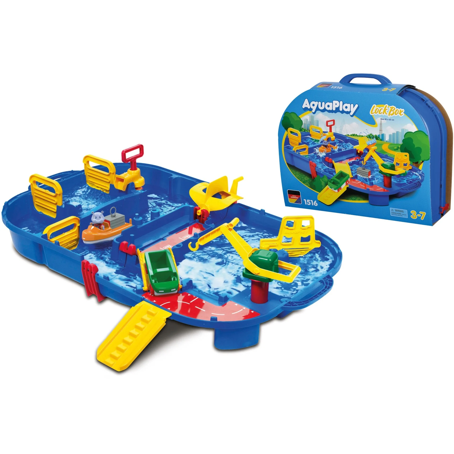 Aquaplay 8700001516 LockBox, Bahn, 27-teilig