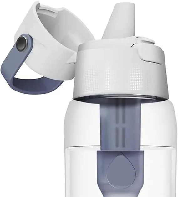 PEARLCO 221050 Trinkflasche SOLID mit Filter – 0,7 l – Anthrazit