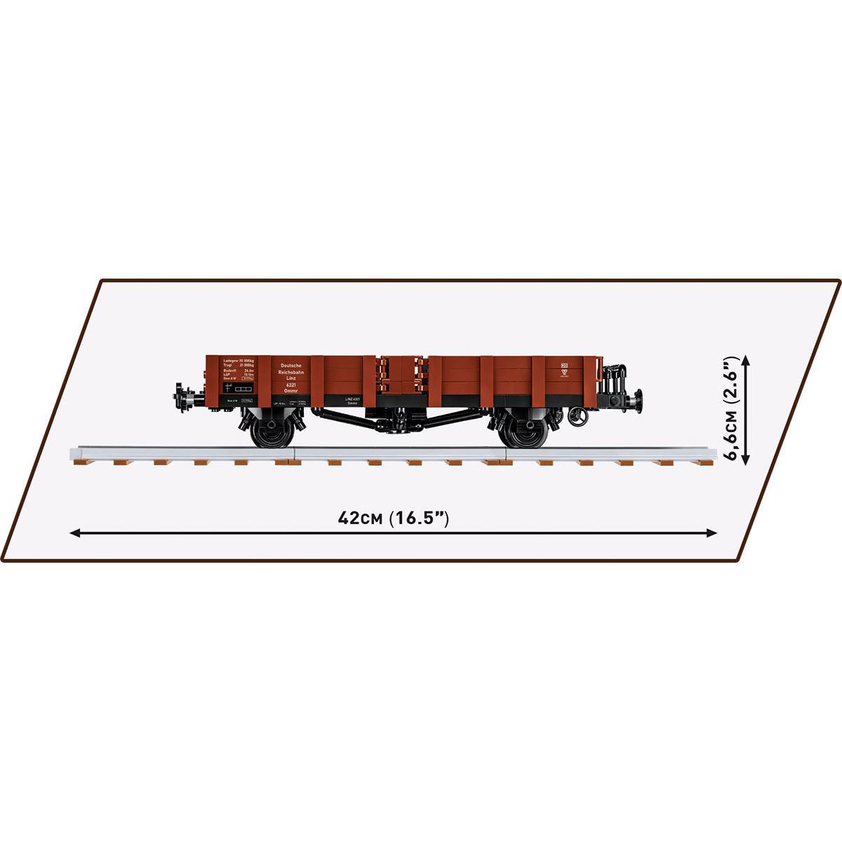 COBI 6285 - Güterwagen TYP OMMR 32 ''linz'' SCALE 1: - Bild 8