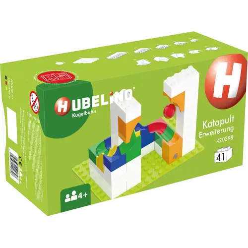 HUBELINO Kugelbahn Katapult Erweiterung (41-teilig)