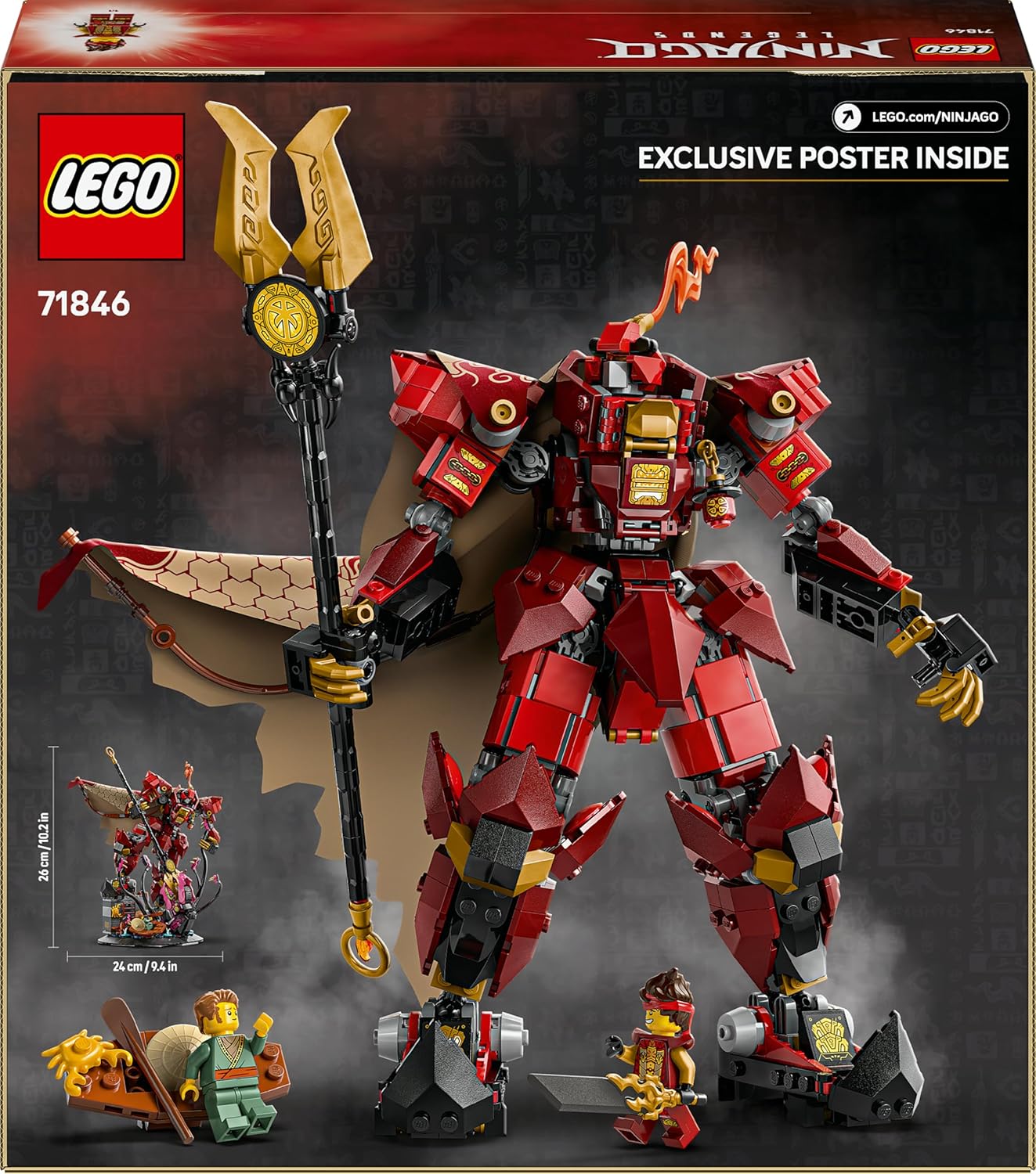 LEGO® NINJAGO® 71846 Der Feuerritter Mech