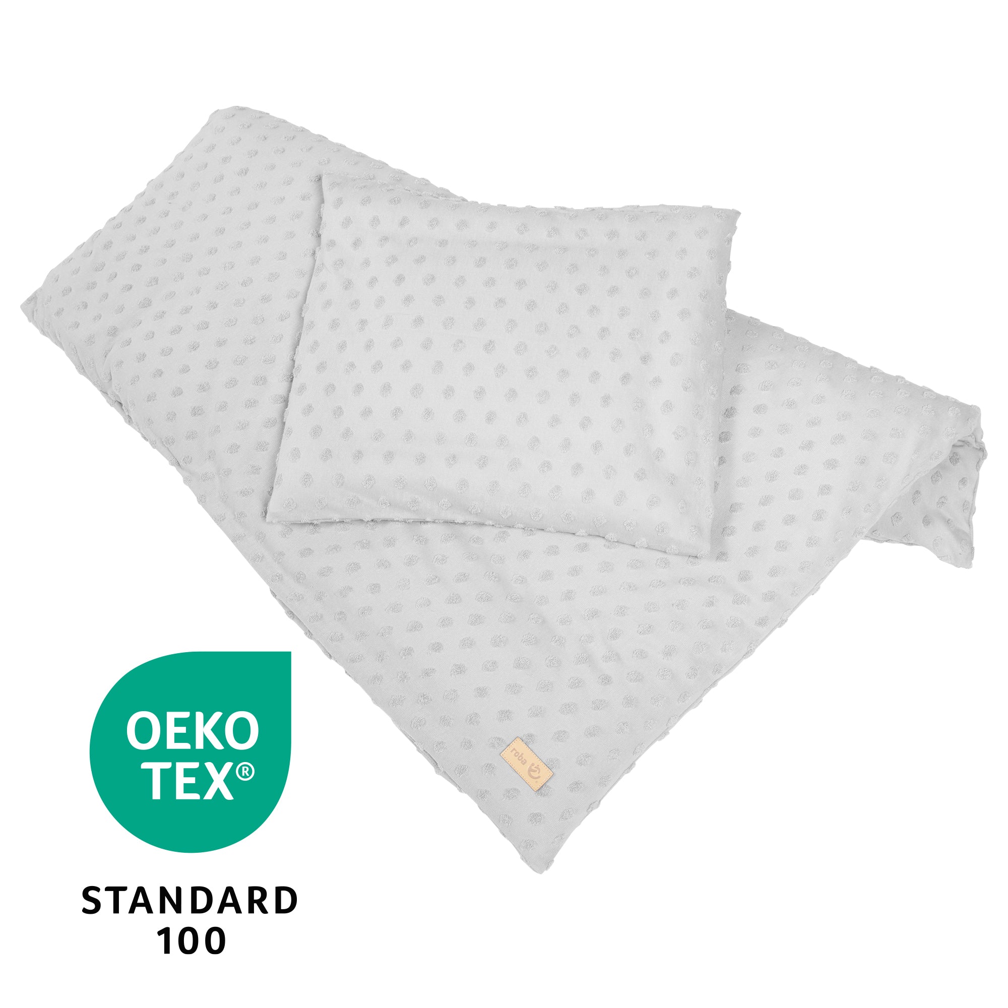 Roba 314090G227 Wiegenset 2-tlg Lil Planet grau hellgrau – Bettwäschen - Produktbild 8