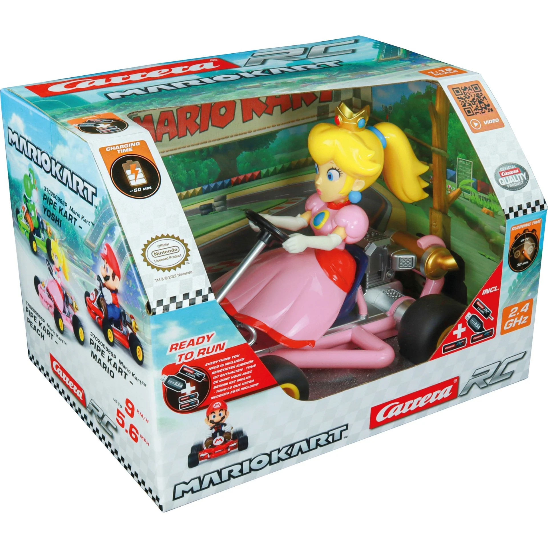 Carrera RC Mario Kart ™ Pipe Kart, Peach RC 2,4 GHz 370200986P Carrera RC Mario Kart ™ Pipe Kart, Peach RC 2,4 GHz 370200986P