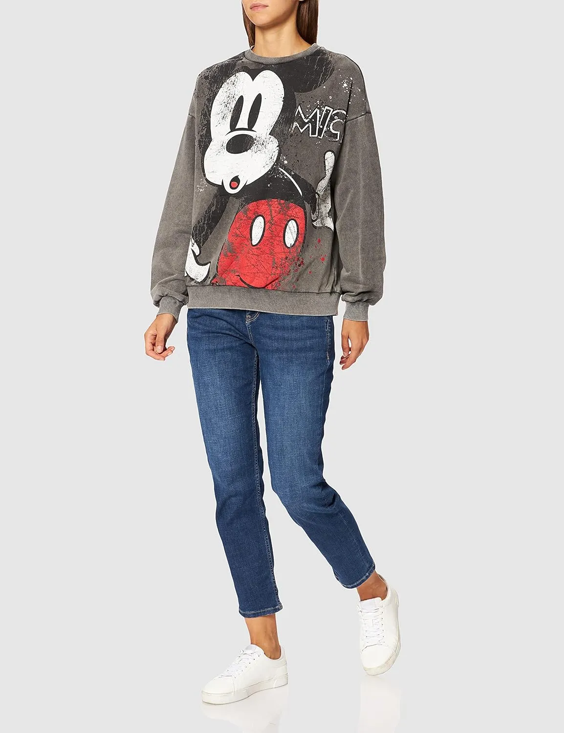 Desigual Damen Pullover „Mickey“ - Schwarz 21WWSK44 GR. XS