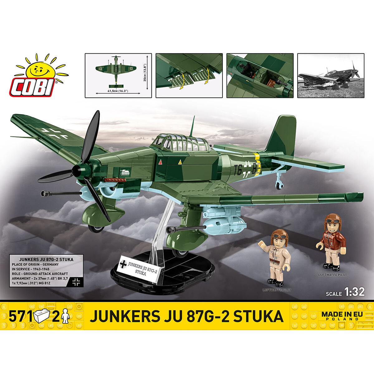 COBI 5767 - Junkers JU 87G-2 STUKA - Bild 4