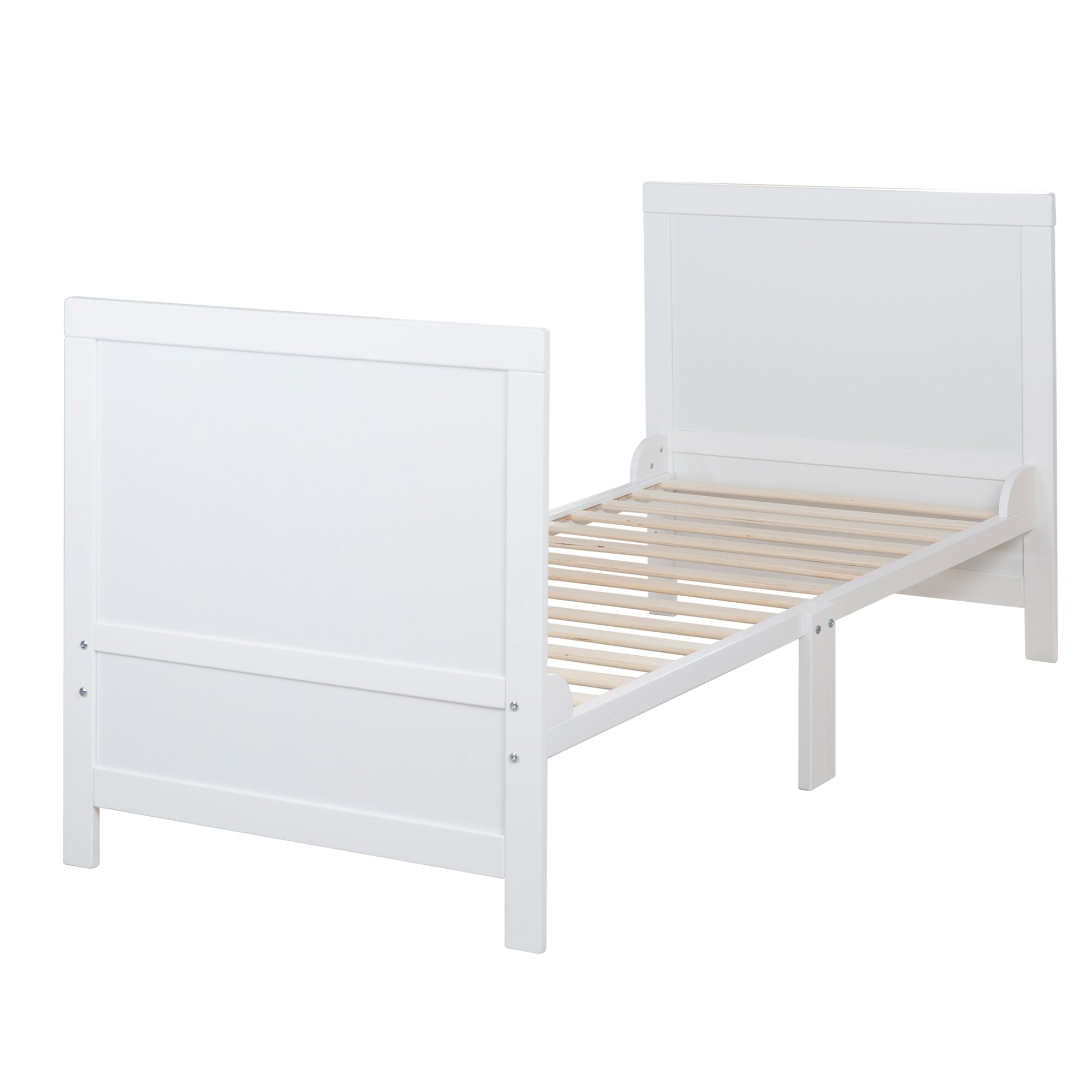 Roba 0194WEM Kombi-Kinderbett 70x140 cm + Matratze weiß – Komplettbettsets & Einzelbetten - Produktbild 7