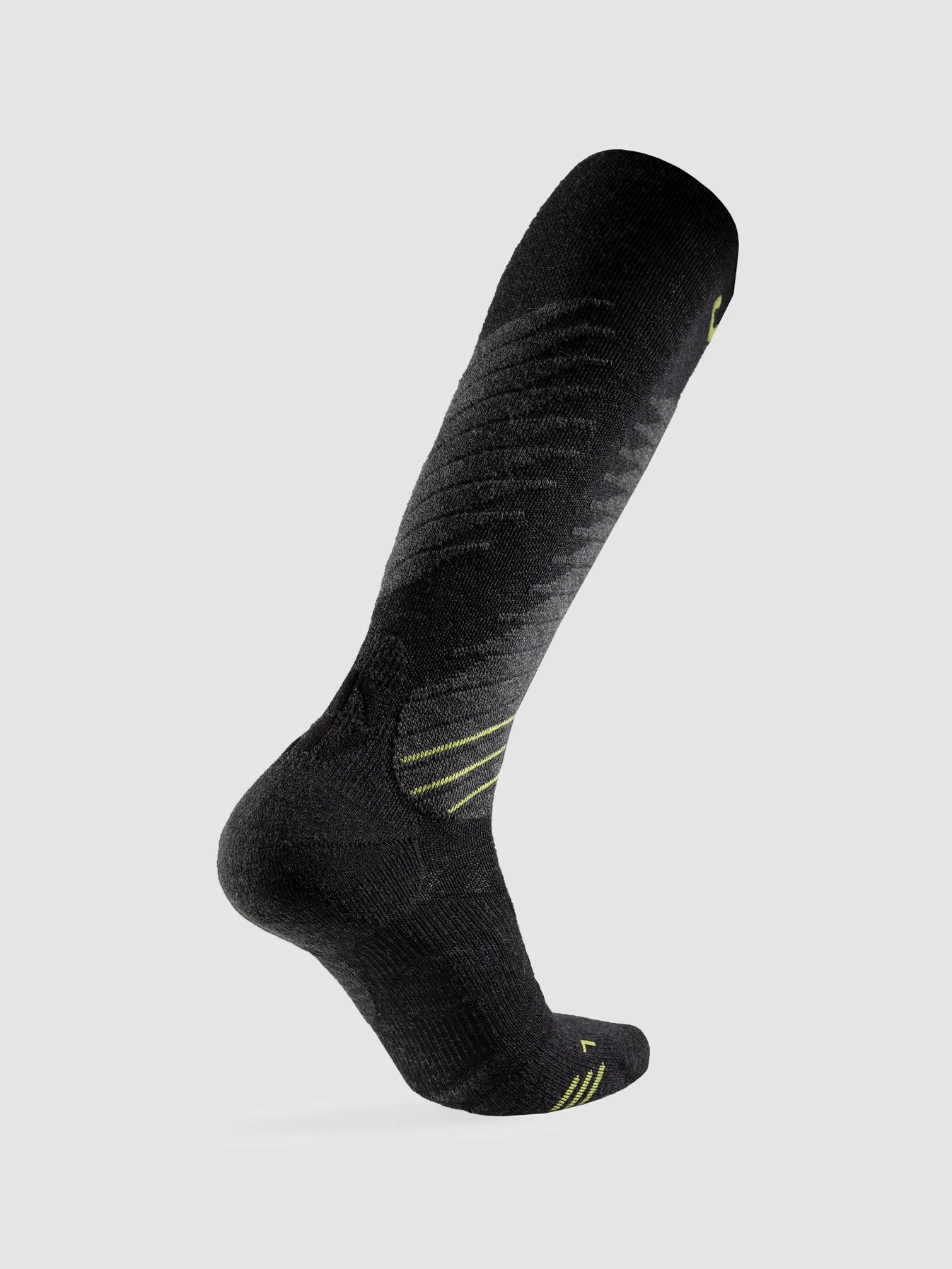 UYN Herren Skisocken One Comfort Fit S100314G443 - Anthrazit/Limette GR. 39/41